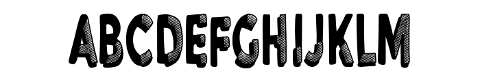 Binoculars Font UPPERCASE