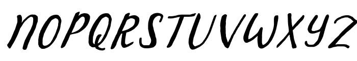 Bintar Italic Font UPPERCASE