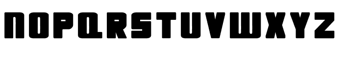 Bio-disc Solid Font UPPERCASE