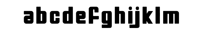 Bio-disc Solid Font LOWERCASE