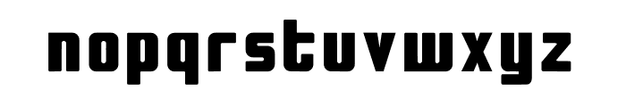 Bio-disc Solid Font LOWERCASE