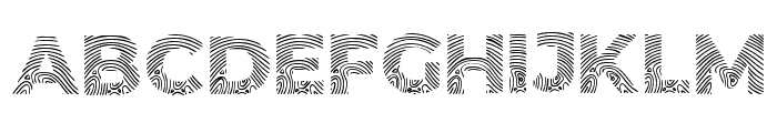 Biometro_gothic Regular Font UPPERCASE