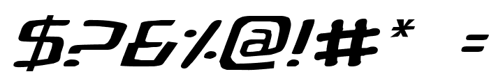 Bionic Comic Exp Italic Font OTHER CHARS