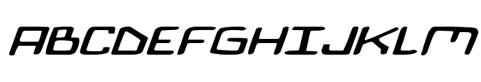 Bionic Comic Exp Italic Font UPPERCASE