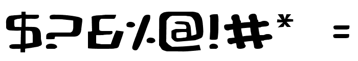 Bionic Comic Expanded Font OTHER CHARS