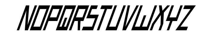 Bionic Type Cond Italic Font UPPERCASE