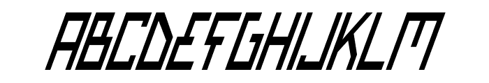 Bionic Type Cond Italic Font LOWERCASE