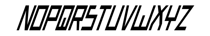 Bionic Type Cond Italic Font LOWERCASE