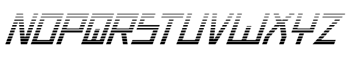 Bionic Type Grad Italic Font UPPERCASE