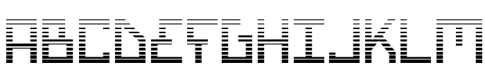 Bionic Type Gradient Font UPPERCASE