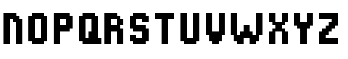 Bionicle training card font 2.4 Regular Font UPPERCASE