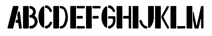 Bipolar Font UPPERCASE