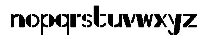 Bipolar Font LOWERCASE