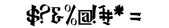 Biqabygoku Regular Font OTHER CHARS