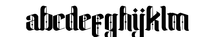 Biqabygoku Regular Font LOWERCASE