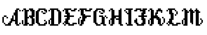 Birch Leaf Font UPPERCASE
