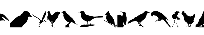 Birds TFB Font UPPERCASE