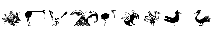 BirdsEleven Font OTHER CHARS