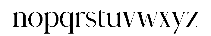 Birgine Font LOWERCASE