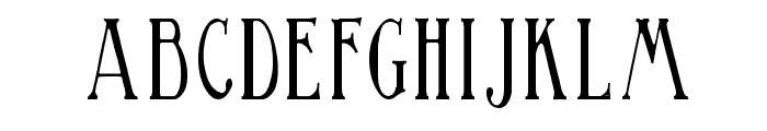 BirminghamTitlingElongated Font LOWERCASE