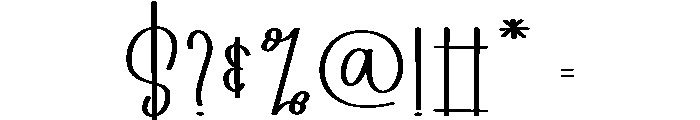 Birth Font OTHER CHARS