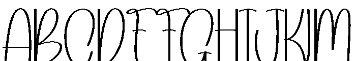 Birth Font UPPERCASE