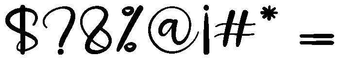 Birthday Cute Font OTHER CHARS