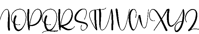 Birthday Cute Font UPPERCASE