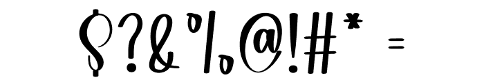 Birthday December Font OTHER CHARS