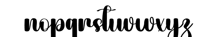 Birthday December Font LOWERCASE