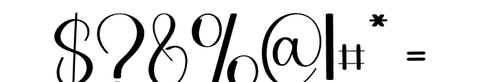 Birthday Scedule Font OTHER CHARS
