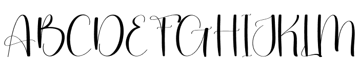 Birthday Scedule Font UPPERCASE