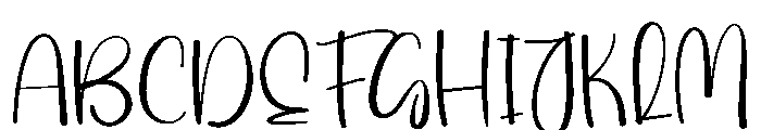 Birthday Valentine Font UPPERCASE