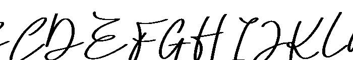 Birthday Wishes Font UPPERCASE