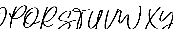 Birthday Wishes Font UPPERCASE