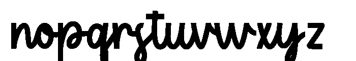 Birthday1 Font LOWERCASE