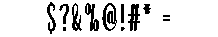 Biscuit Chalista Font OTHER CHARS