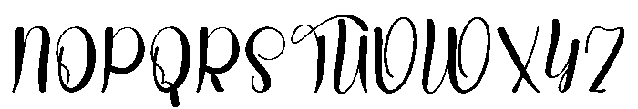 Biscuit Chalista Font UPPERCASE