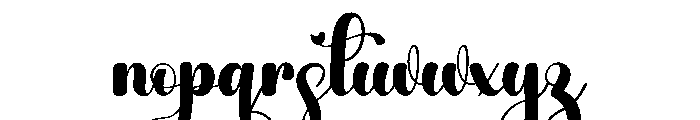Biscuit Chalista Font LOWERCASE