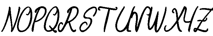 Biscuit and Donuts Font UPPERCASE