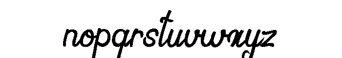 Biscuit and Donuts Font LOWERCASE
