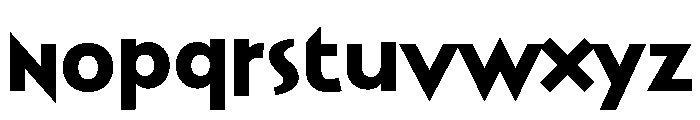 BiskanRibbons-Regular Font LOWERCASE