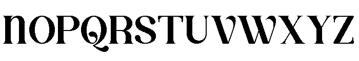 Bisoca Font UPPERCASE