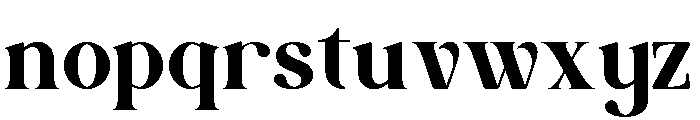 Bisoca Font LOWERCASE