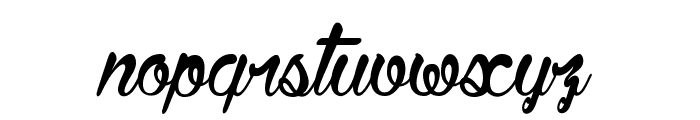 Bisous? Font LOWERCASE