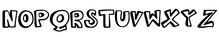 BistroBlock Font UPPERCASE