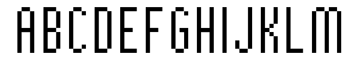 BitHigh Font UPPERCASE