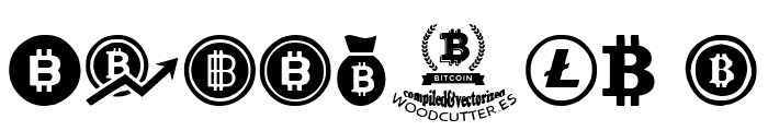 Bitcoin Font OTHER CHARS