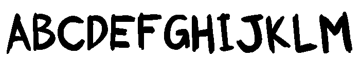 Bite and Slash Regular Font UPPERCASE