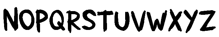 Bite and Slash Regular Font UPPERCASE